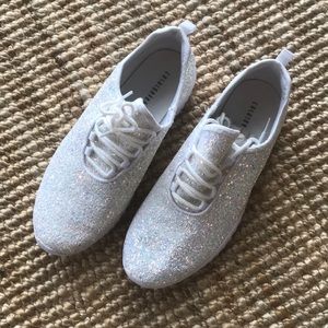 Fashion Nova glitter sneakers